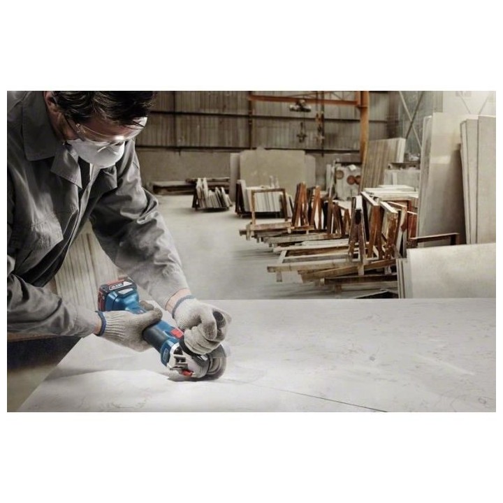 Meuleuse GWS 18V-10 + 2 batteries 5Ah + chargeur + coffret L-BOXX - BO