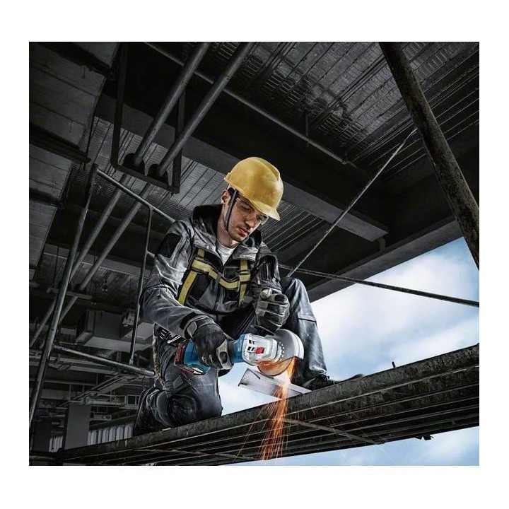 Meuleuse BOSCH PROFESSIONAL GWS 18V-7 + 2 batteries 4,0Ah + chargeur G