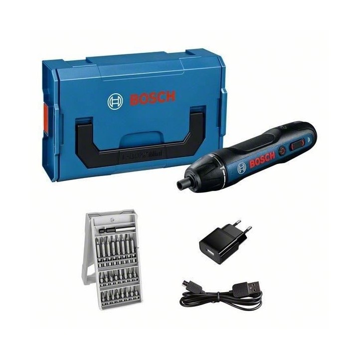 Tournevis sans fil GO 2.0 en coffret L-BOXX - BOSCH - 06019H2101