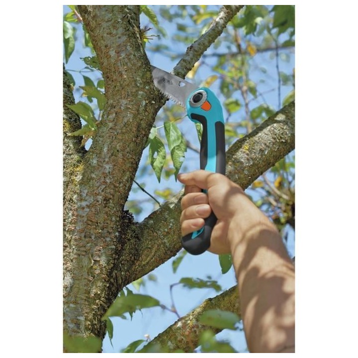 GARDENA Scie a élaguer repliable 200 P - Lame incurvée acier trempé