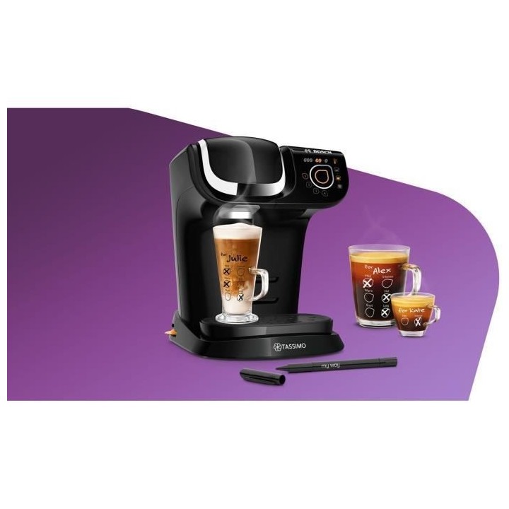 Machine a café multi-boissons - BOSCH TASSIMO TAS6502 - Noir