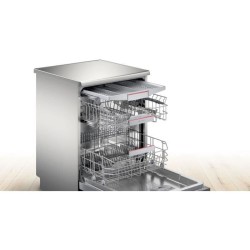 Lave-vaisselle pose-libre BOSCH SMS4HCI60E Série 4 - L 60 cm - Inox - 14 couverts - Induction - 40 dB