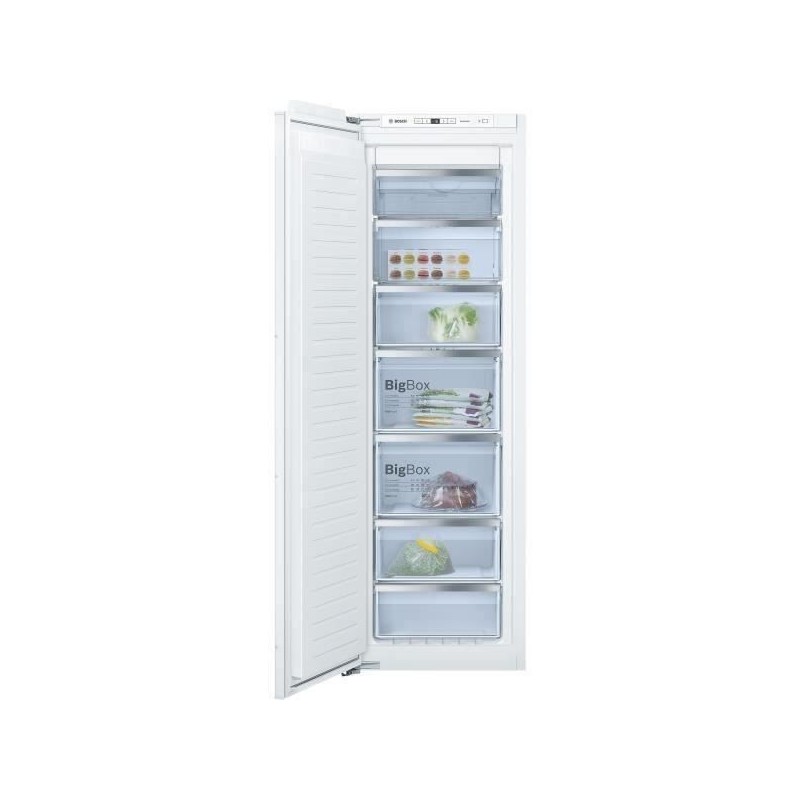 BOSCH GIN81AEF0 Congélateur intégrable - 211L - SER6 - 177x56cm - Blanc