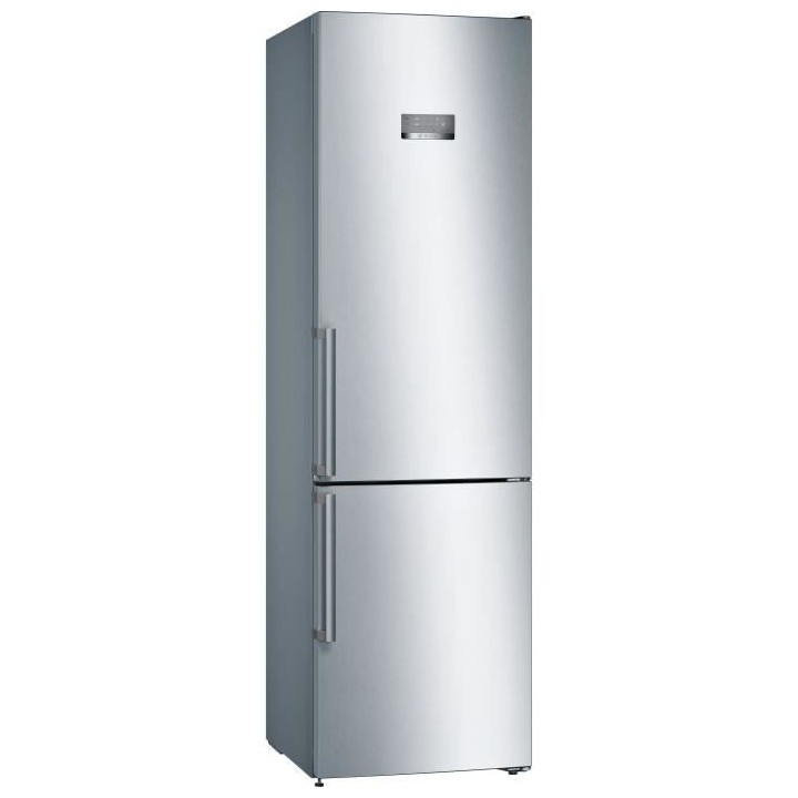 Réfrigérateur combiné pose-libre BOSCH - SER4 - Inox look - Vol.tot