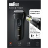 Braun Series 3 ProSkin 3020s Rasoir Électrique Homme Barbe, Noir - Rasoir Électrique Rechargeable