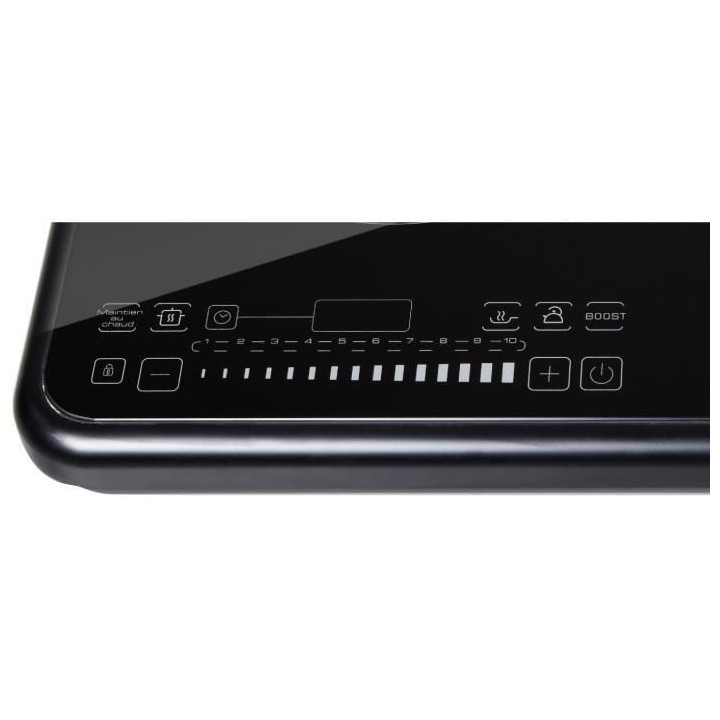 BRANDT TI2FSOFT Table de cuisson posable 2 foyers a induction Noir