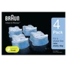 Braun Clean And Renew Recharge De Cartouches Pour Rasoir Électrique, Pack De 4, Compatibles Braun SmartCare, Clean&Charge Cente