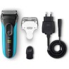 BRAUN Rasoir électrique Series 3 ProSkin 3040s Wet & Dry rechargeable - Bleu