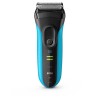 BRAUN Rasoir électrique Series 3 ProSkin 3040s Wet & Dry rechargeable - Bleu