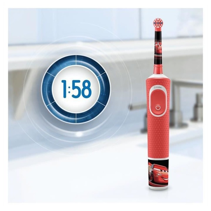 Oral-B Brosse a Dents Électrique Kids Cars +3ans