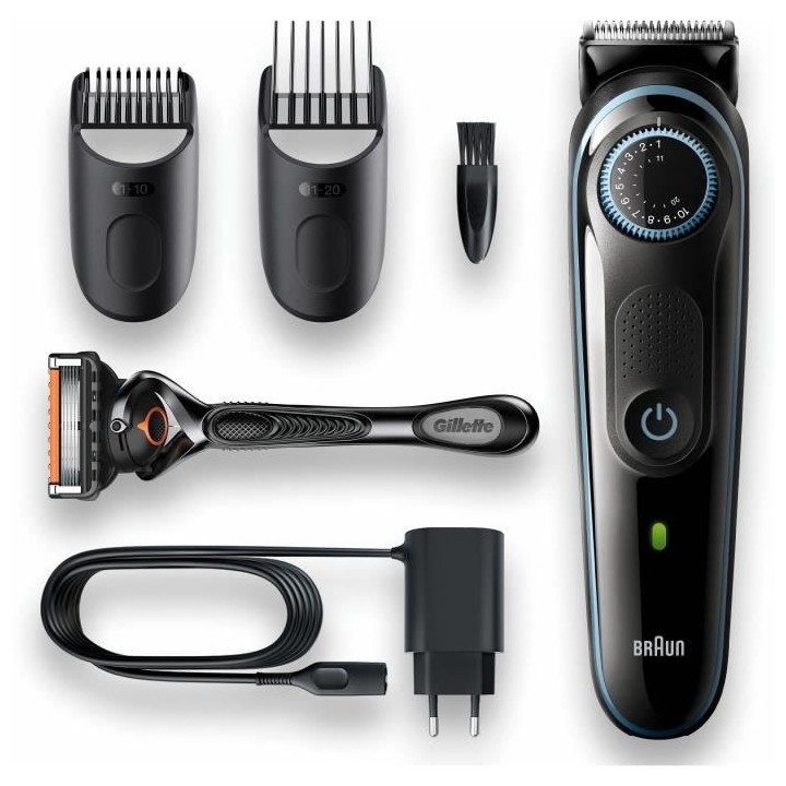 Braun 3 BT3340 Tondeuse a Barbe Pour Homme, Tondeuse Pour Visage, Che