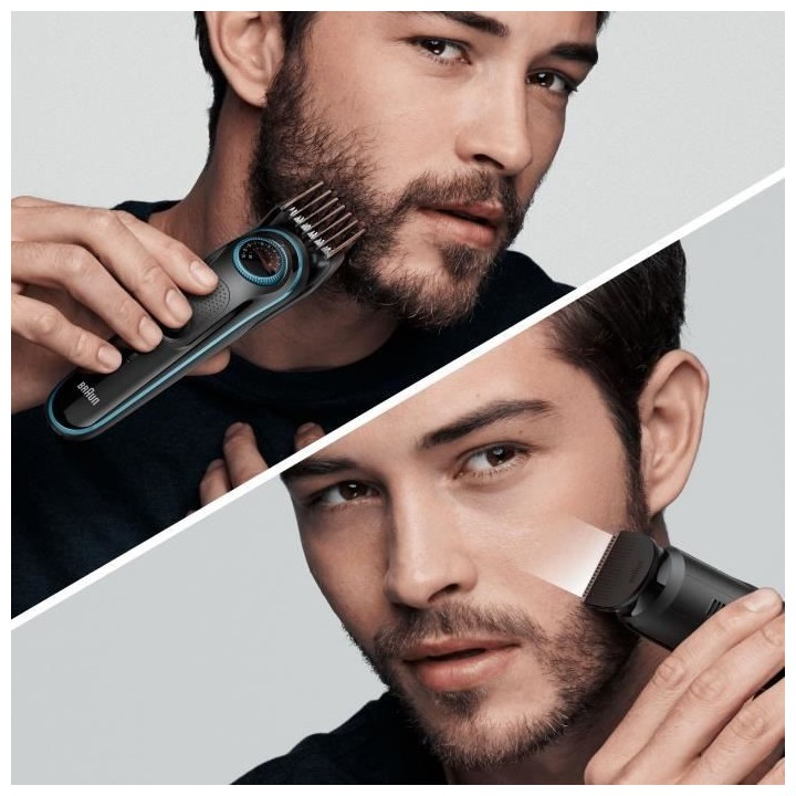 Braun 3 BT3340 Tondeuse a Barbe Pour Homme, Tondeuse Pour Visage, Che