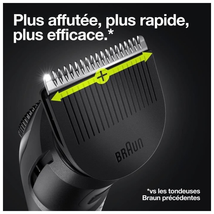 Braun 3 BT3340 Tondeuse a Barbe Pour Homme, Tondeuse Pour Visage, Che