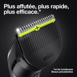 Braun 3 MGK3322 Tondeuse a Barbe 6-En-1 Pour Homme, Tondeuse Pour Visage, Cheveux