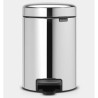 BRABANTIA Poubelle a pédale NewIcon - 3L - Acier brillant