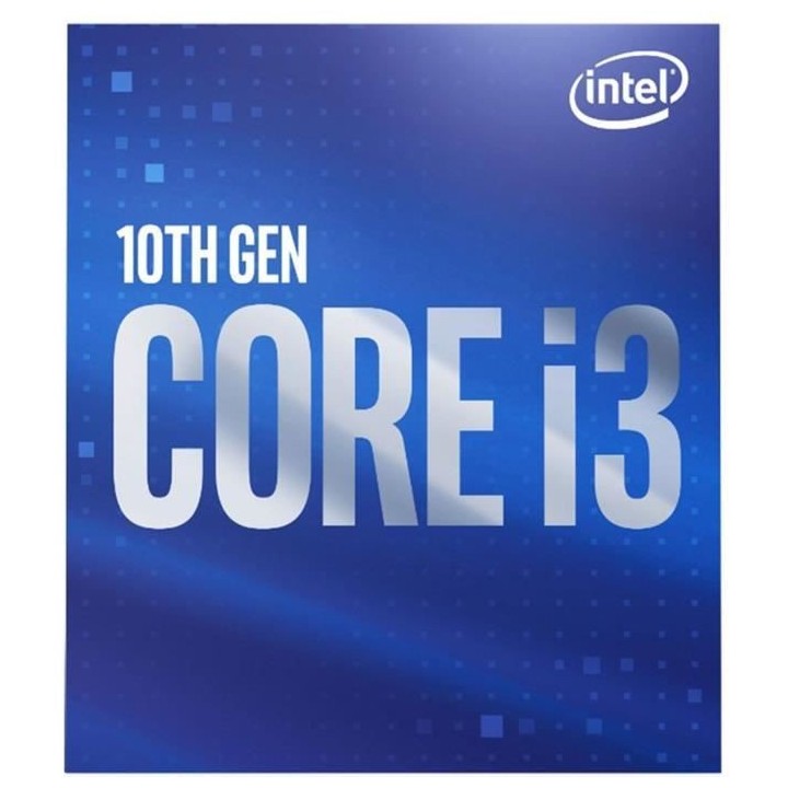 Processeur Intel Core i3-10100F - 4 coeurs - 4,3 GHz - TDP 65W (BX8070