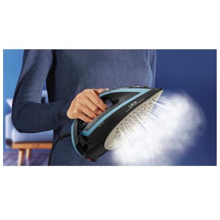 CALOR FV5695C0 Fer a repasser TURBO PRO Anti Calc 3000 W Aqua Metal