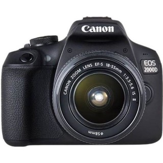 CANON EOS 2000D 24,1 mégapixels - Wi-Fi - NFC + Objectif EF-S 18-55 I