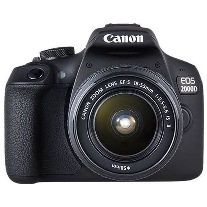 CANON EOS 2000D 24,1 mégapixels - Wi-Fi - NFC + Objectif EF-S 18-55 I