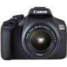 CANON EOS 2000D 24,1 mégapixels - Wi-Fi - NFC + Objectif EF-S 18-55 IS II