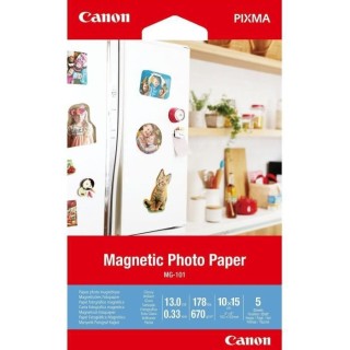 CANON Papier Photo magnétique 10x15cm MG-101 670gr 5 feuilles