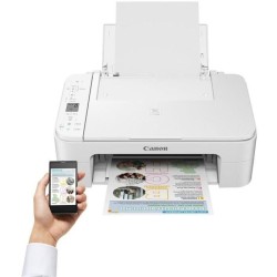 Imprimante multifonctions 3 en 1 - CANON PIXMA TS3351 - Jet d'encre - WIFI - Blanche