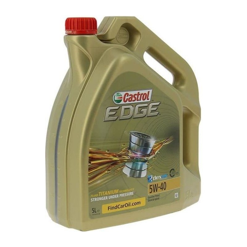 CASTROL Huile-Additif Edge - Synthetique / 5W40 / 5L