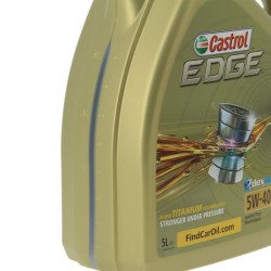 CASTROL Huile-Additif Edge - Synthetique / 5W40 / 5L