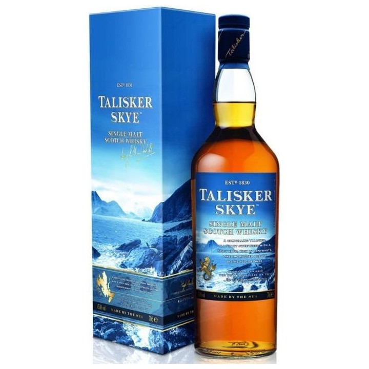 Scotch whisky écossais avec étuis 70cl Talisker