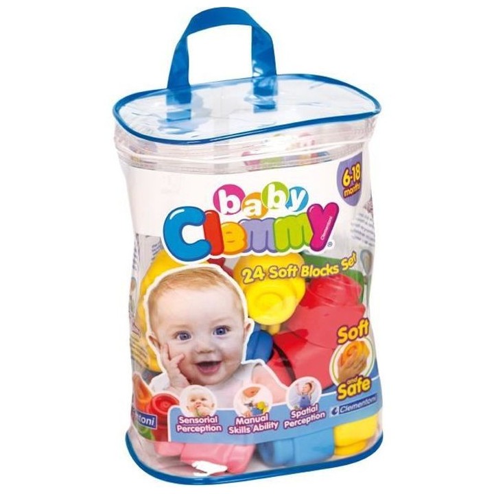 Clementoni - Clemmy - Sac souple 24 pieces