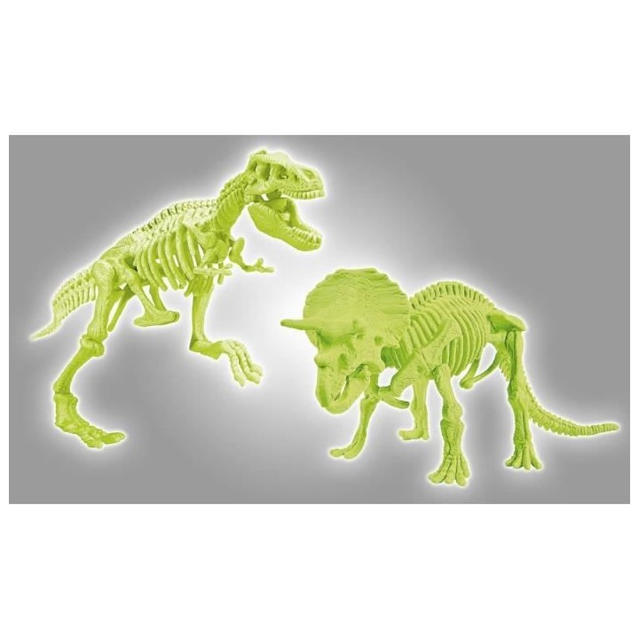 Clementoni - Science & Jeu - Archéo Ludic - T-Rex & Tricératops