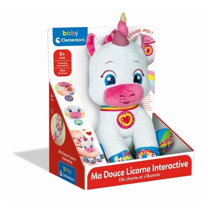 Baby Clementoni - Ma douce Licorne interactive