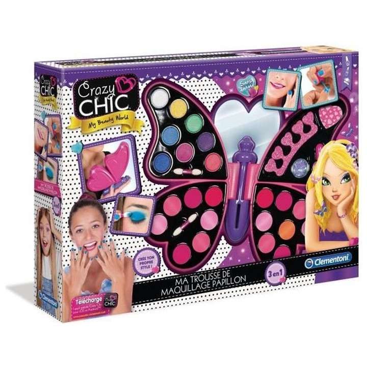 Clementoni - Crazy Chic - Maquillage papillon
