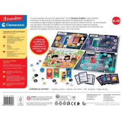 CLEMENTONI - PRESCHOOL GAMES - Mystery English -52609. Dimensions : 37 x 28,1 x 5,5 CM