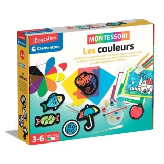 CLEMENTONI - PRESCHOOL GAMES - Les couleurs -52610. Dimensions : 34 x