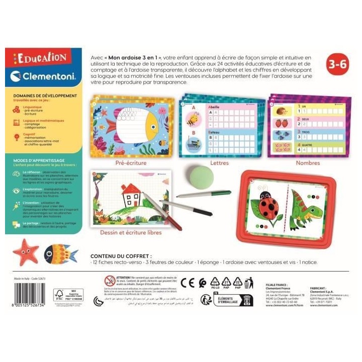 Clementoni - Mon atelier d'écriture - 52673