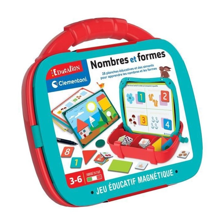 Clementoni - Mallette Chiffres Formes - 52676