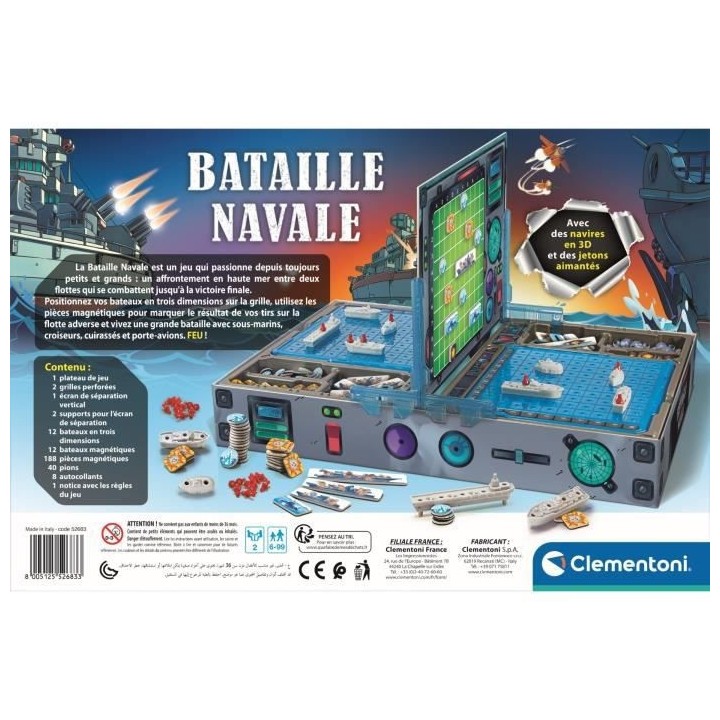 Clementoni - Bataille Navale - 52683