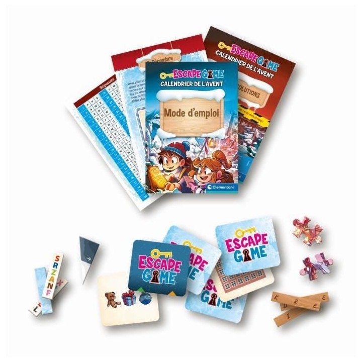 Clementoni - Calendar Escape Game - 52686