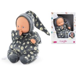 COROLLE - Mon Doudou Corolle - Babipouce Brille dans la Nuit - 28 cm - Des la naissance