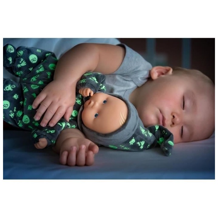 COROLLE - Mon Doudou Corolle - Babipouce Brille dans la Nuit - 28 cm -