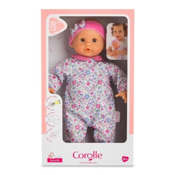 COROLLE - Mon Premier Poupon - Bébé Calin Myrtille - 30cm - des 18 m