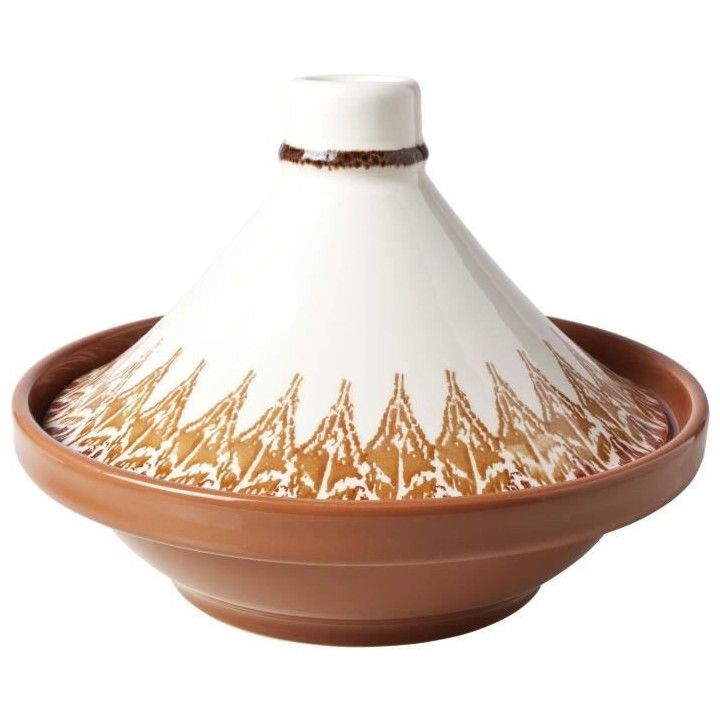 Cosy & Trendy 300084 Tajine en Gres Ikat--D 28 cm