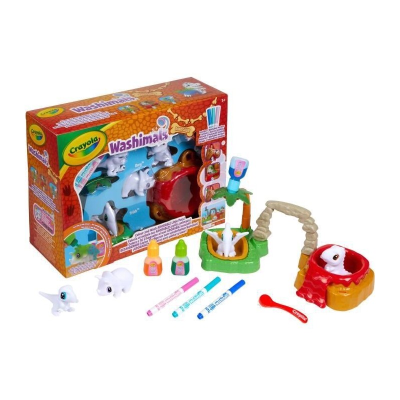 Mes Animaux a Colorier - CRAYOLA - Washimals - Dinosaurs - A partir de 3 ans