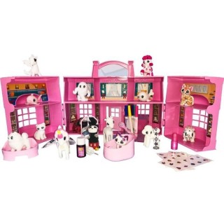 Coffret Super Salon + 5 animaux miniatures CRAYOLA Washimals - A parti