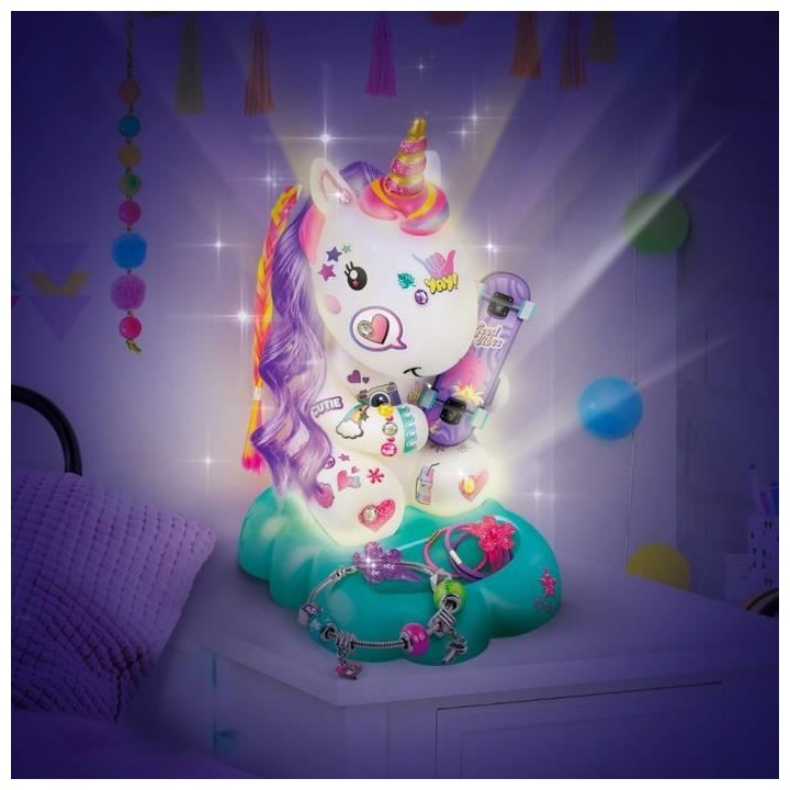 STYLE 4 EVER Lampe Licorne DIY a décorer