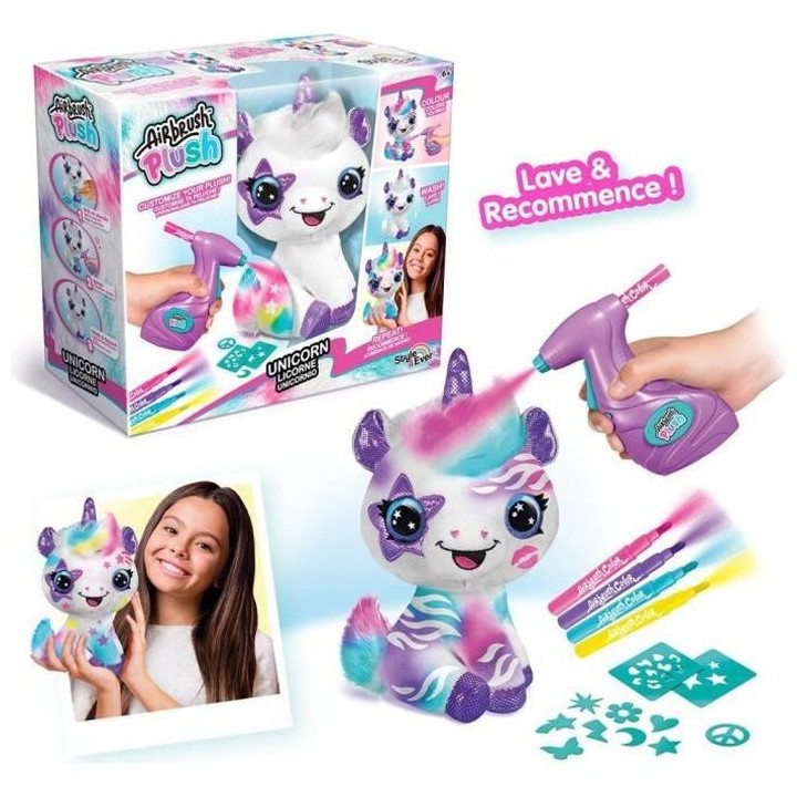 CANAL TOYS - Style 4 ever - Ma licorne en peluche a personnaliser - Pe