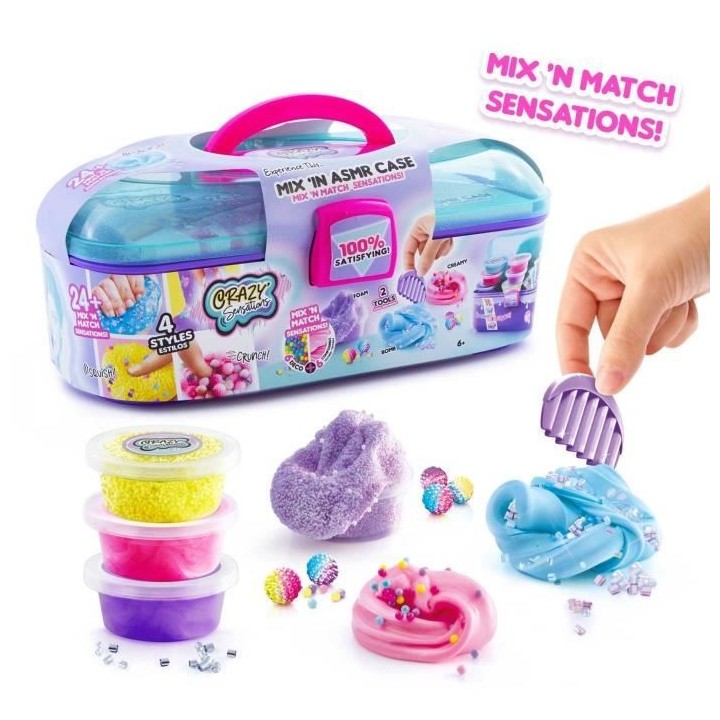 Canal Toys - Mallette ASMR composants et textures satisfaisants - Craz