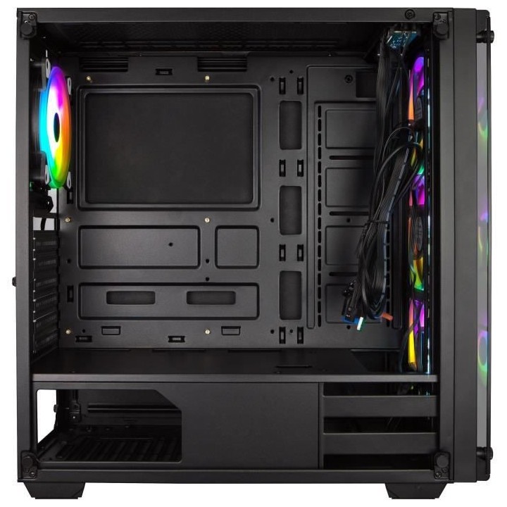 XIGMATEK BOITIER PC Venom X - Moyen Tour - Noir - Verre trempé - Form