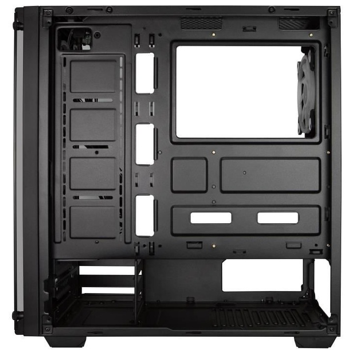 XIGMATEK BOITIER PC Venom X - Moyen Tour - Noir - Verre trempé - Form